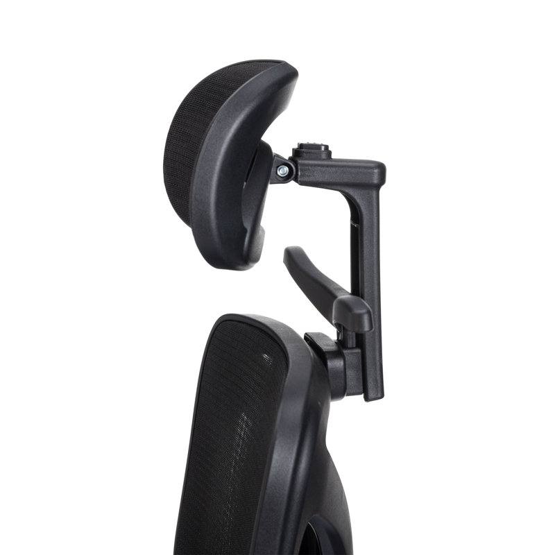 Swivel Ergonomic High Back Mesh Office Chair with Retractable Footrest, Adjustable Backrest, Tilt Function, 3D Armrests & Headrest, Lumbar Support