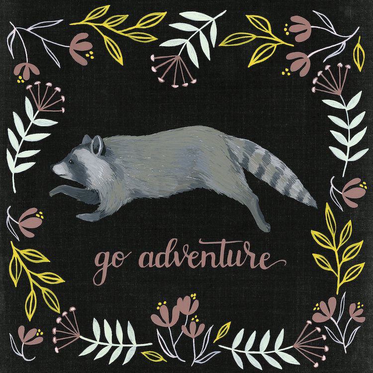 Art sur toile adventure iii, H 12 po x l 12 po x P 1,5 po