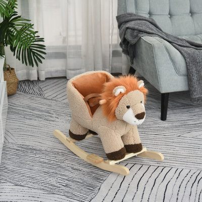Peluche à bascule, lion à bascule