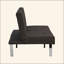 Structure en bois, pieds en acier inoxydable, futon, canapé-1712404417