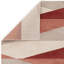 Ceion Segment Orange/Beige Area Rug-133400842