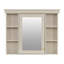 Armoire de rangement murale pour salle de bain avec porte miroir - 35 po x 28 po-2074192966