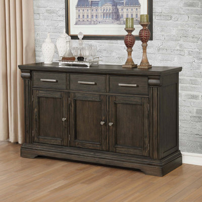 Contemporary 1PC Server Sideboard Functional Storage Cabinet With Drawers