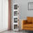 Aarn Plastic Foldable Stackable Storage Box On Wheels, Slim Bathroom Storage Cabinet With Doors And Shelves, Tall Narrow Bathroom Storage Organizer With Movable Wheels-1647597114