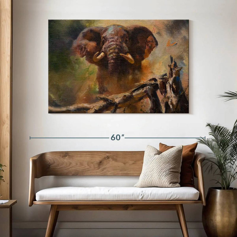Brampt Elephant's Dream, 32" H x 48" W