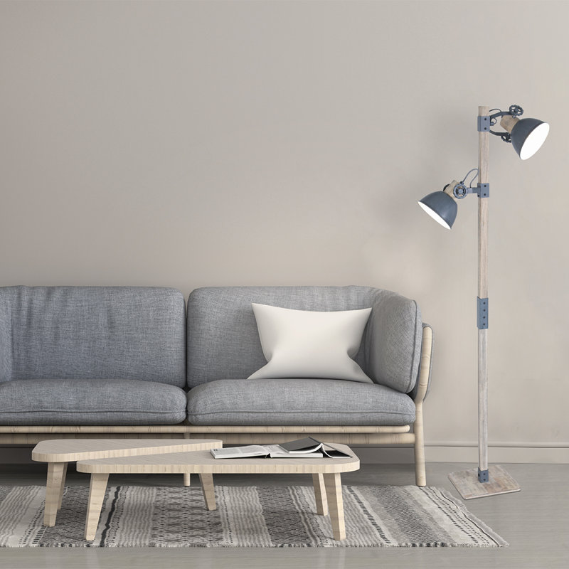 Loftus 150cm Tree Floor Lamp, Grey