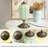 Milk Glass Touch Table Lamp, Vintage Green Jadeite Glass Bedside Desk Lamp With 3-Way Dimmable LED Light And USB C+A Charging Ports, E12 Base Included For Bedroom Living Room Decor