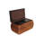 Faux Leather Ottoman