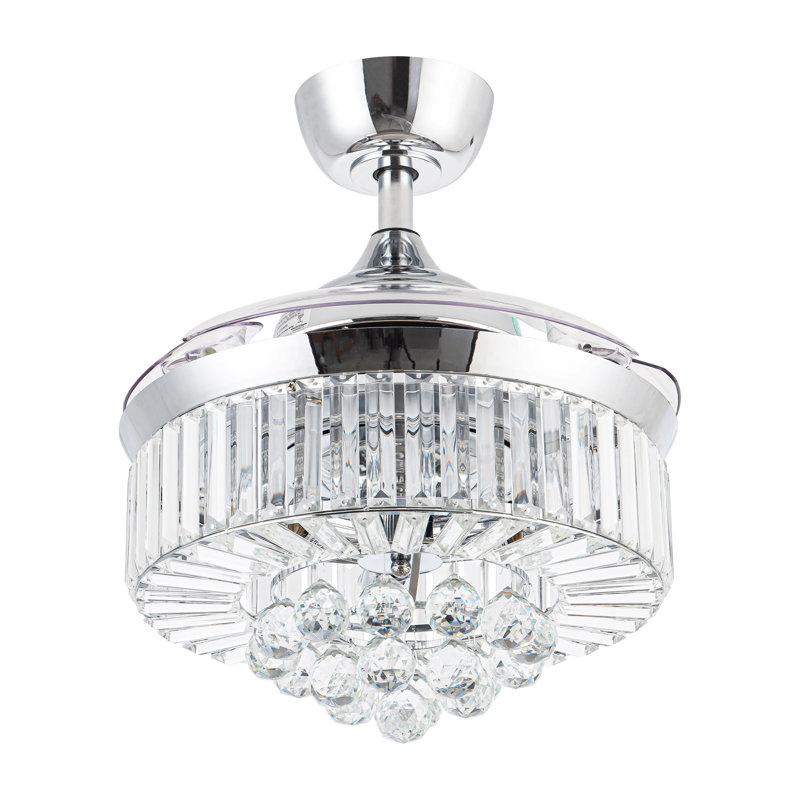 Ventilateur de plafond à 3 pales de 36 po à 3 pales avec commande murale et ensemble d'éclairage inclus
