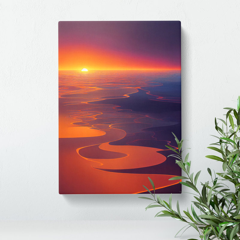 Intoxicating Sunset - Wrapped Canvas, 76cm H x 50cm W