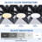 84 In Super Large Black Ceiling Fan With Remote Control 8 Blades