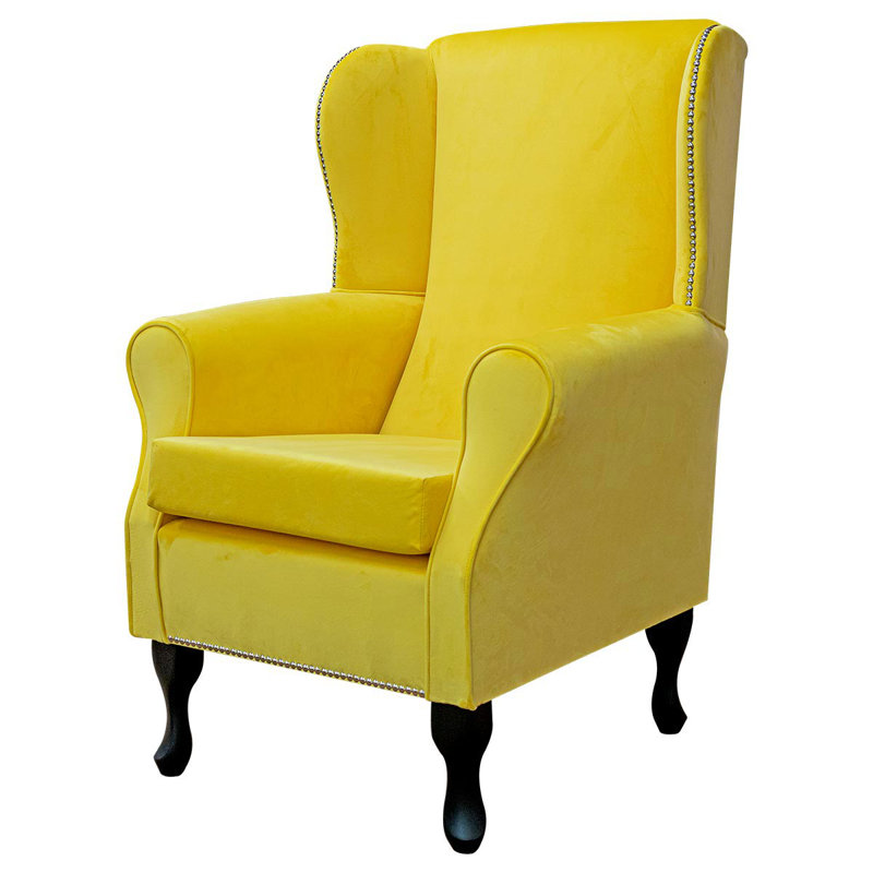 74cm Wide Tufted Wingback Chair