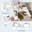 Lit superposé avec escalier de rangement, tablette, glissade et garde-robe-281361473