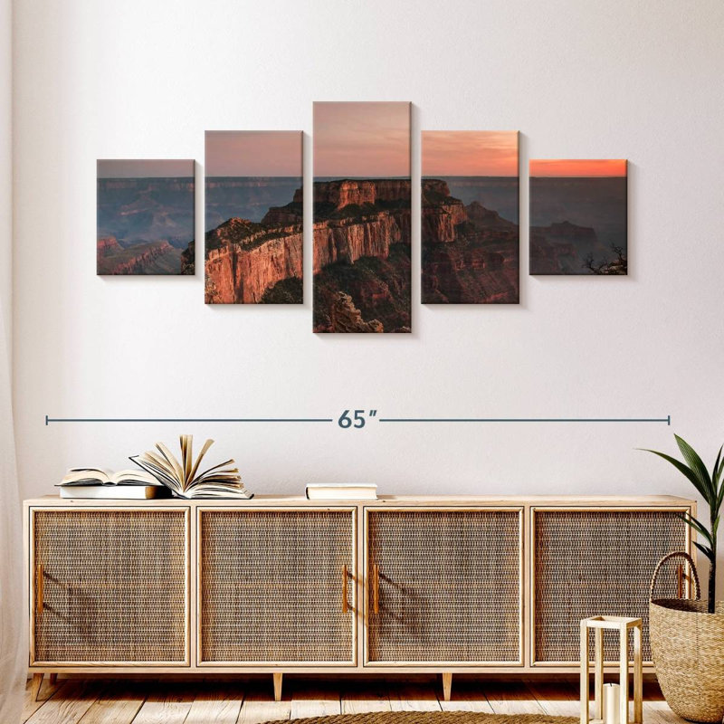 Grand Canyon Dramatic Sunset, 24" H x 55" W