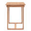 Ensemble de table de salle à manger à hauteur de comptoir 5 pièces Farmhouse avec 1 table rectangulaire et 4 chaises pour petits espaces-21671047