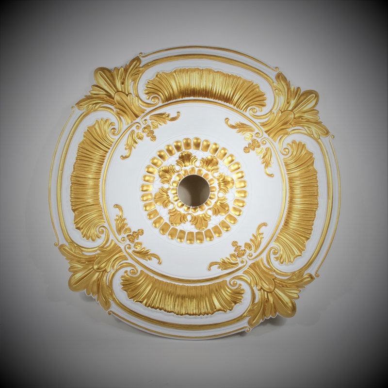 Ceiling Medallion, Satin Gold