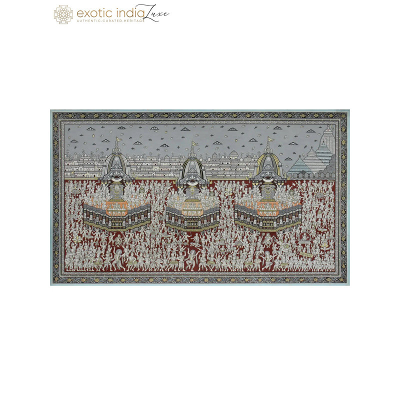 Shri Jagannath Rath Yatra | Superfine Pattachitra Painting | Masterpiece