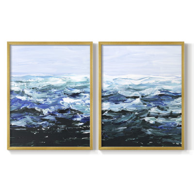 Beneath the Sea Surface I-Premium Framed Print -Ready to Hang - No Nails Required - No Nails Required