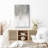Minimal Landscape "Grunge White Beige Gray Industrial Contemporary Artwork, Calm Minimalist Abstract Modern Wall Pictures, Large Framed Canvas Giclee Print Wall Art"-97558599-97558604-119461168