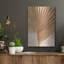 Art mural en métal Latitude Run® «Pastel Fan 1» par Ian Winistanley-1304790573