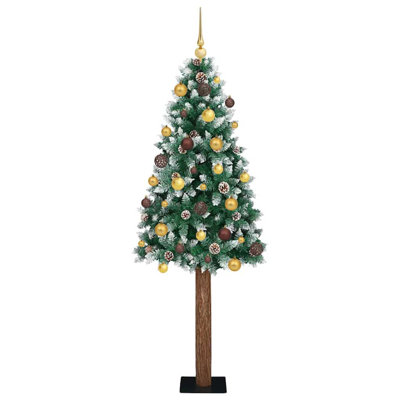 6.89' H Lighted Artificial Christmas Tree