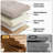 30" Collapsible Storage Ottoman Bench, Cotton-Linen Footrest With Storage, For Living Room, Bedroom Entryway-1528073779