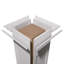 Ensemble de colonnes encastrées carrées classiques en PVC non capitonnés Craftsman Classic Crown Capital & Crown Base-36091973