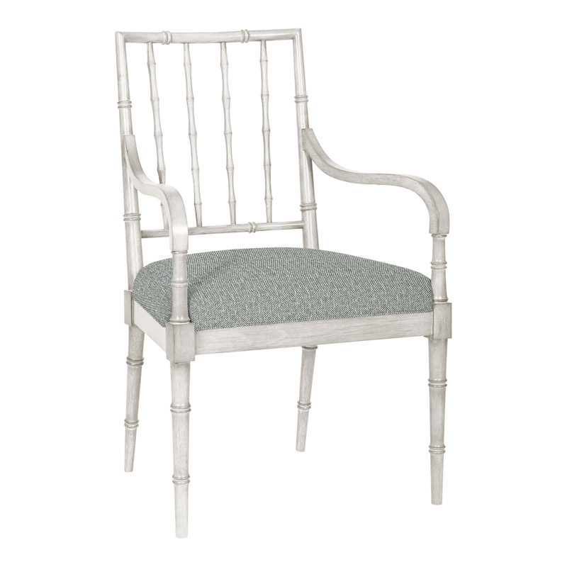 Libby Upholstered Armchair, Instant Parchment, Casa Blanca