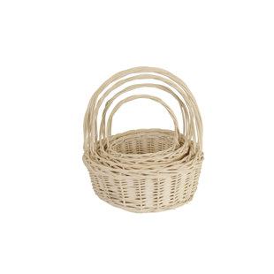 Panier à mèches/en rotin 4 pièces
