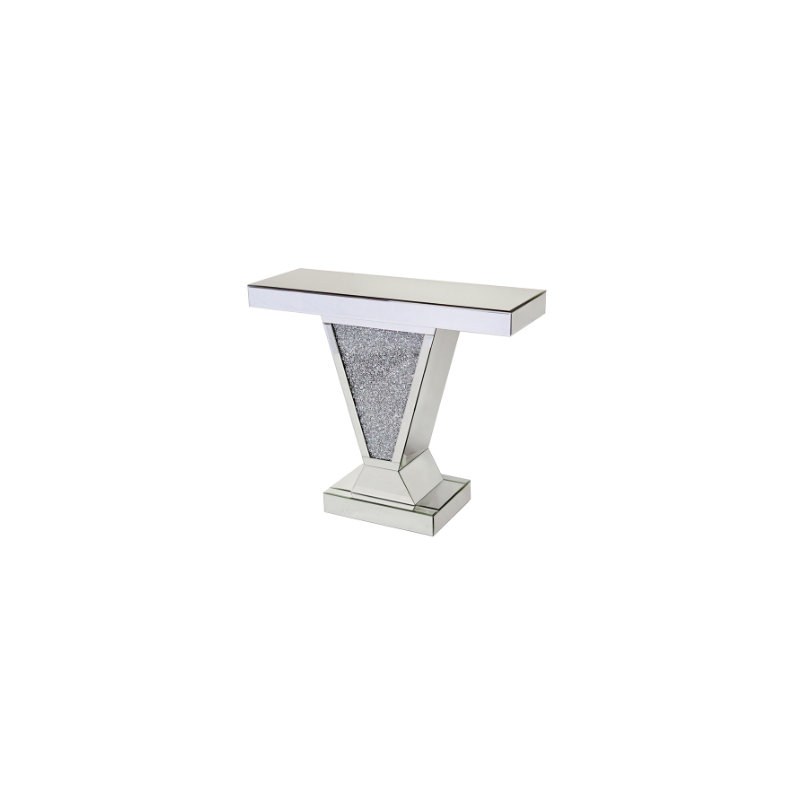 Freddie 90cm Glass Console Table