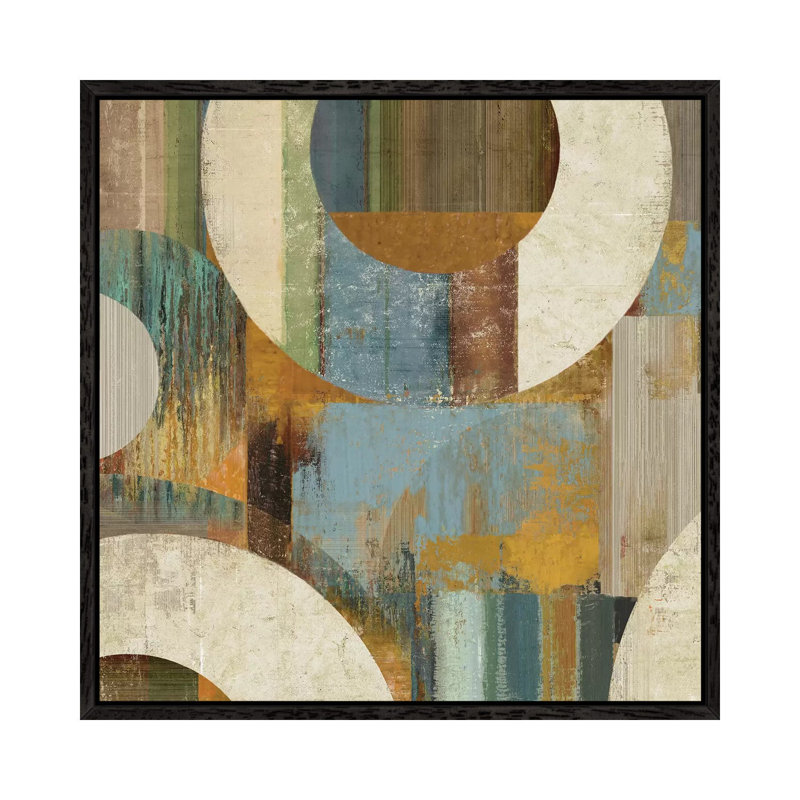 Division II by Tom Reeves - Gallery-Wrapped Canvas Giclée on Canvas, 45.72 cm H x 45.72 cm W, Black Framed