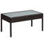 Table de salle à manger rectangulaire de 29,5 po pour 4 personnes-178577434-178577430