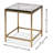 Christian Marble Top End Table