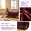 Repose-pieds en velours UnaMara pour le salon, repose-pieds multifonctionnel et table basse-1748632893