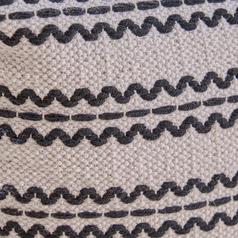 Pouf en tissu, repose-pieds