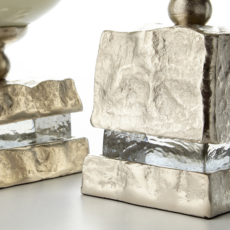 Isadora Metal Jar, 24.25" H x 6" W x 6" D