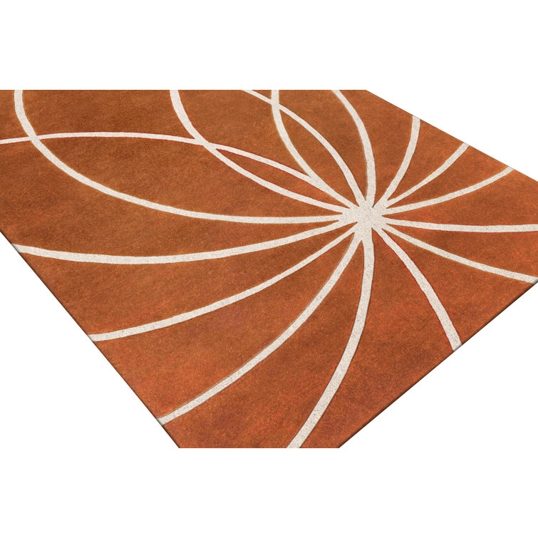 Wool Abstract Indoor Rug