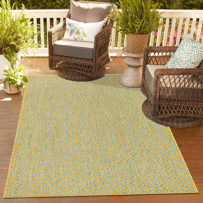Jill Zarin Costa Rica Outdoor Rug, Rectangle 9' x 12'