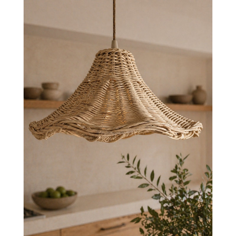 Ophelia Handwoven Rattan Pendant Light Shade