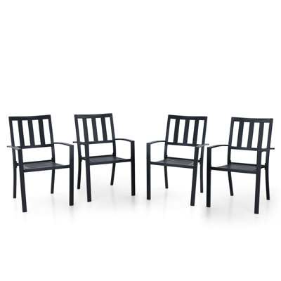 Stackable Outdoor Patio Dining Armchair