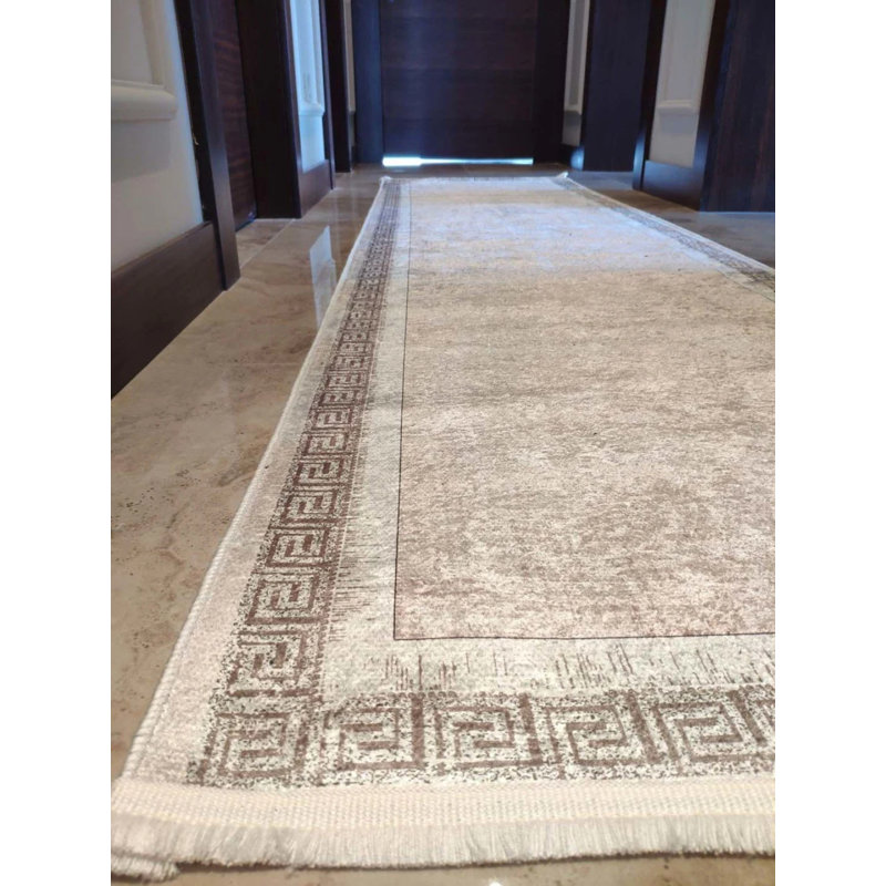 Tapis mathaï avec envers antidérapant, Tapis de couloir 5 pi 11 po x 13 pi 1 po