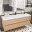 Meuble-lavabo simple 59 po avec plateau en acrylique Cresco-1207083134