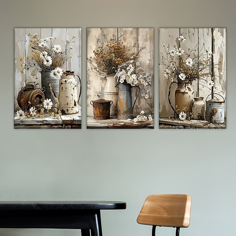 Charmante ferme sur toile 8 pièces - Cozy Living Space, 36 * 24 pouces 3 pièces