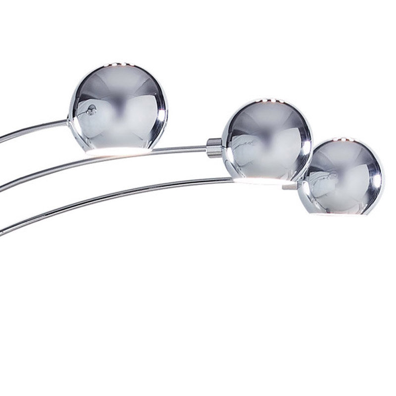 Dealba 85'' Tree Floor Lamp, Polished Chrome