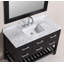 Ensemble de meuble-lavabo de salle de bain simple avec miroir 48 po Kanode-1776221409