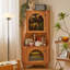 Armoire de coin en bois massif Cerise-1649973985