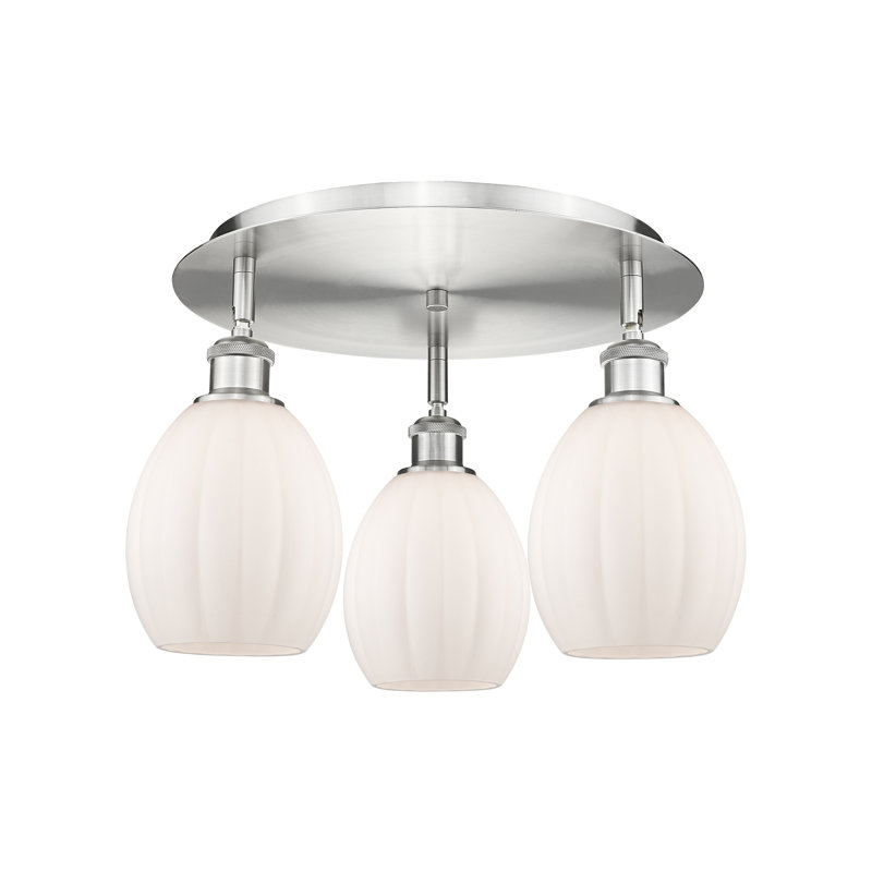 Lexy Glass Semi Flush Mount