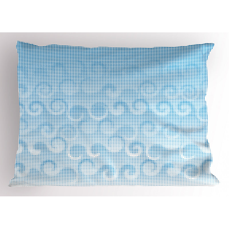 Dots Polyester Sham Set, Twin