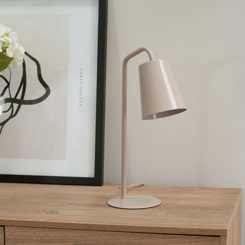 Reubin Metal Table Lamp, Natural, No