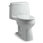 Santa Rosa 1.28 GPF Water Efficient Elongated One-Piece Toilet